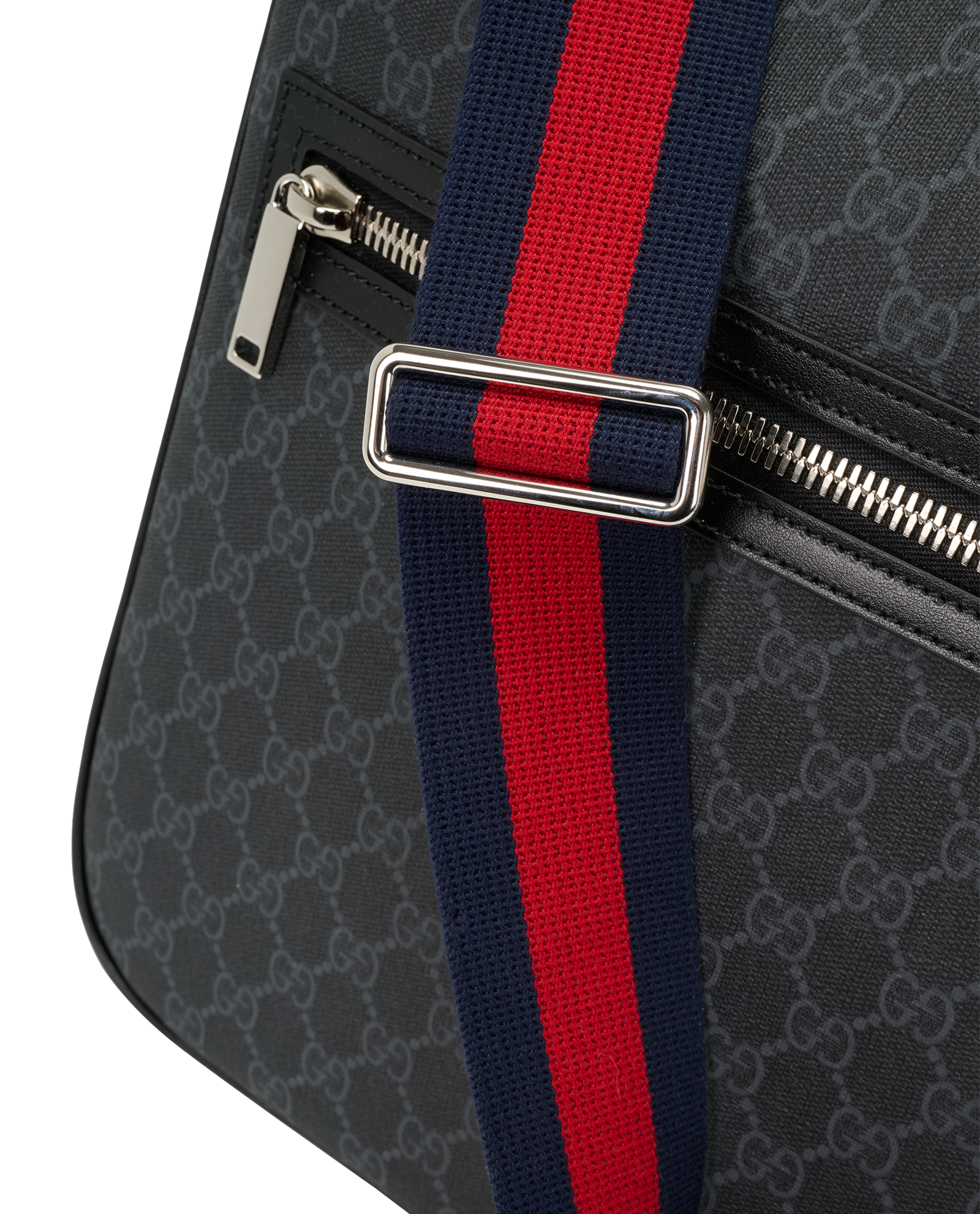 GG Supreme Messenger, &pound;850, Handbags, Black, Canvas/Leather, Other view